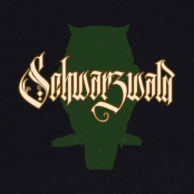 Schwarzwald Eule Uhu Vogel Natur Schwaben by Foxxy Merch